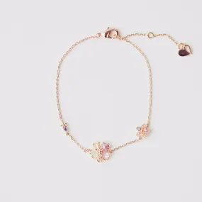 Rose Gold Dahlia Bracelet