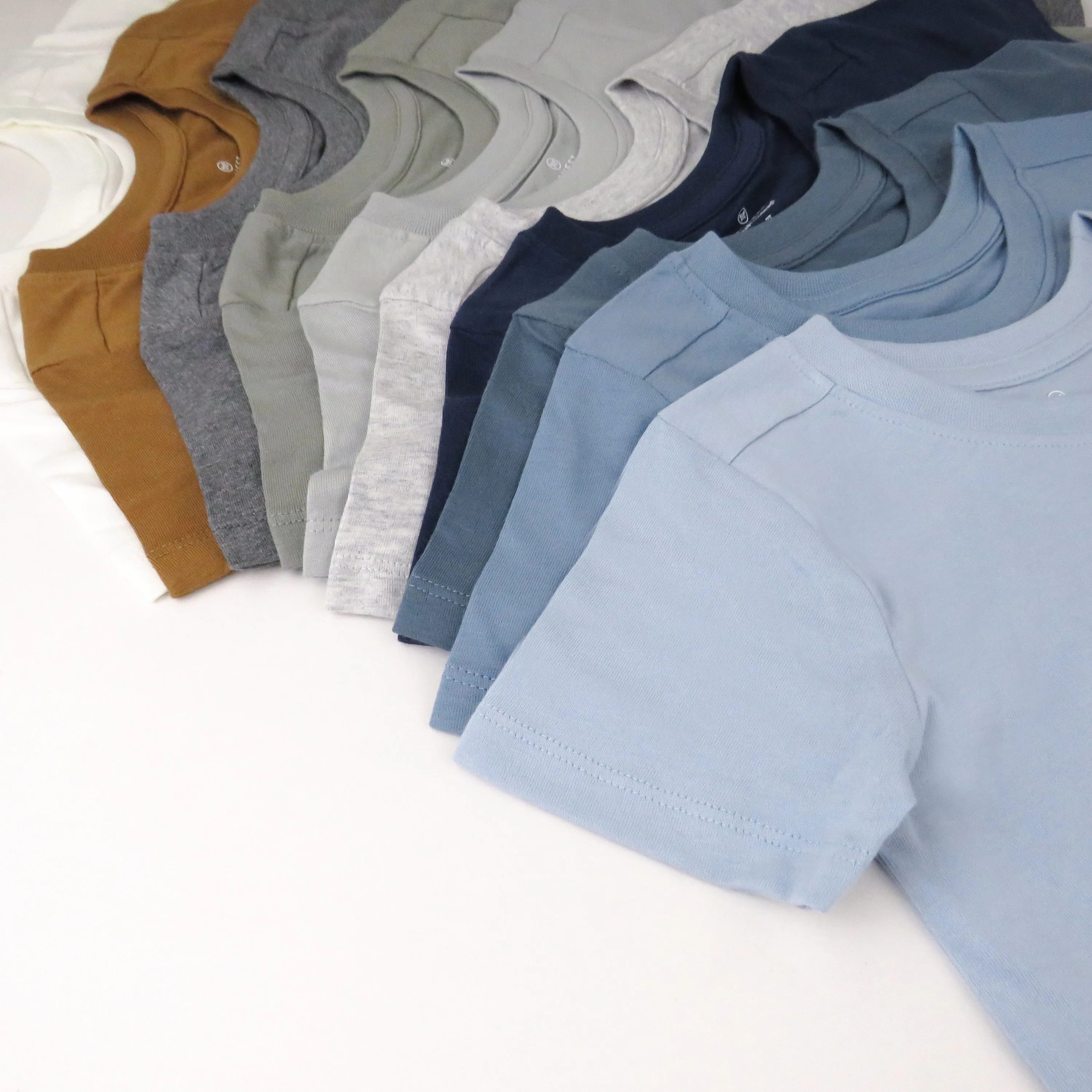 10-Pack Organic Cotton Short Sleeve T-Shirts