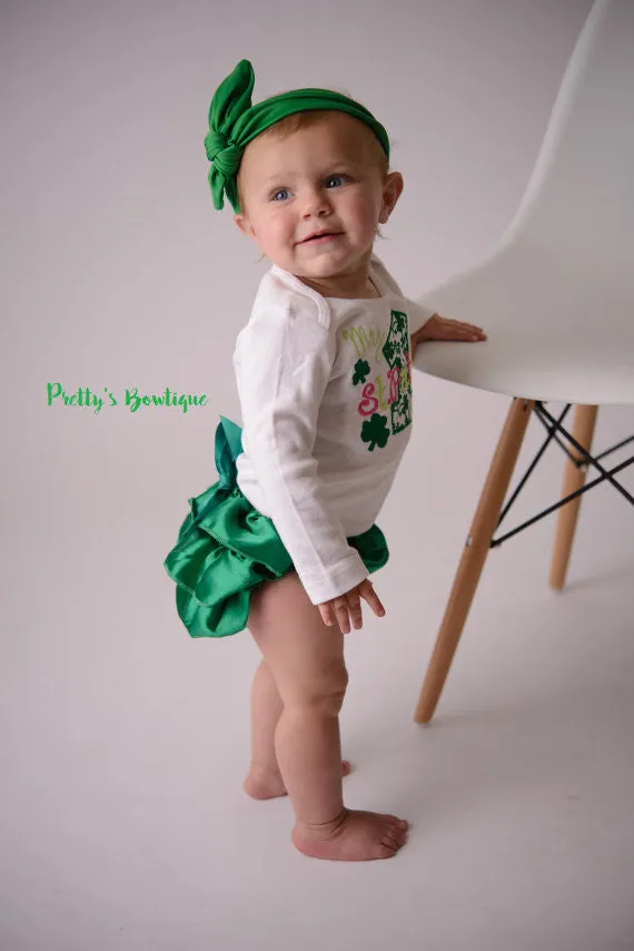 1st St. Patricks day outfit- girls My 1st St. Patrick's Day shirt- St. Patricks outfit shirt, headband, tutu and legwamers