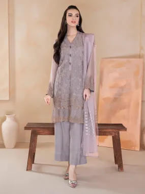 2 Piece Chiffon Suit-Embroidered (Unstitched)