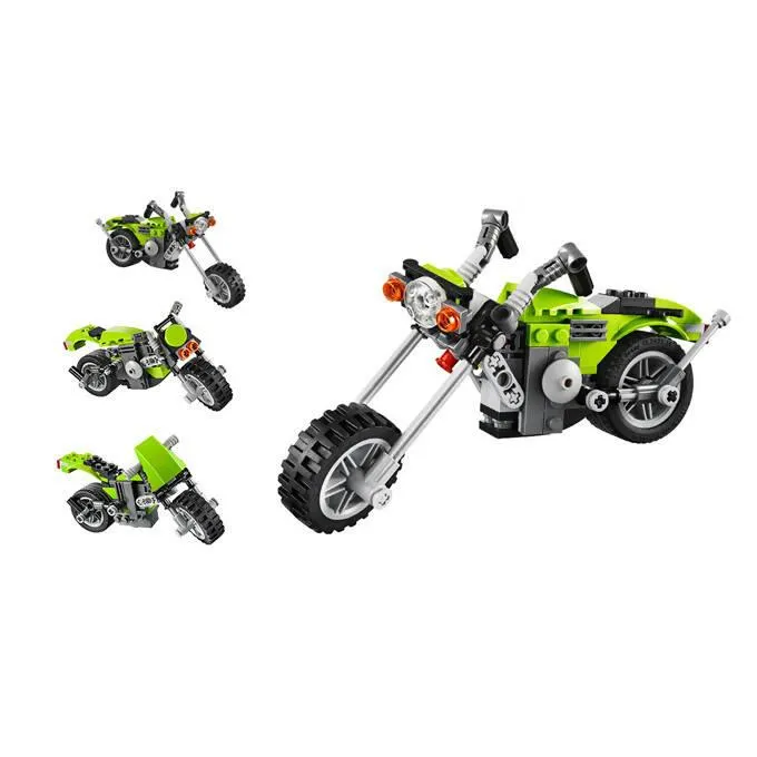 3 in 1 Architect Series Highway Cruiser Building Block Toy Set - 129  Brick Pieces - 3109 - 3 Models