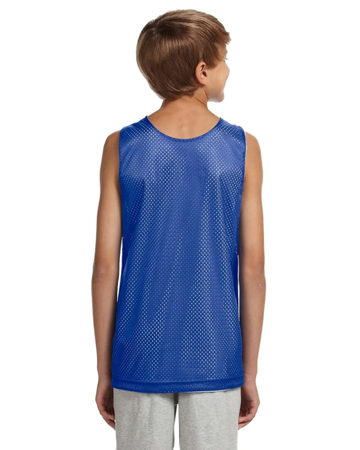 A4 N2206 Youth Reversible Mesh Tank