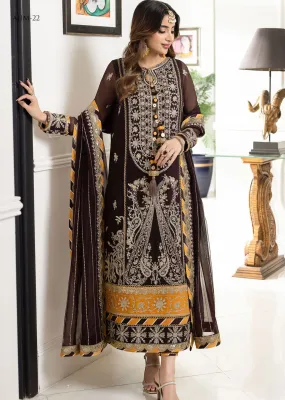 AJJM-22 Unstitched Jhilmil by Asim Jofa