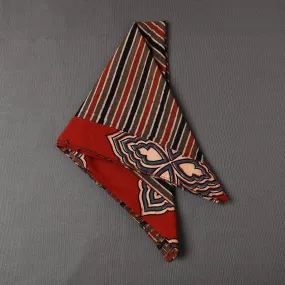 Ajrakh Block Printed Cotton Bandana