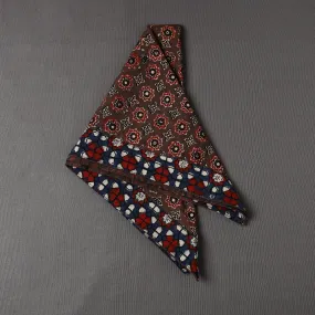 Ajrakh Block Printed Cotton Bandana