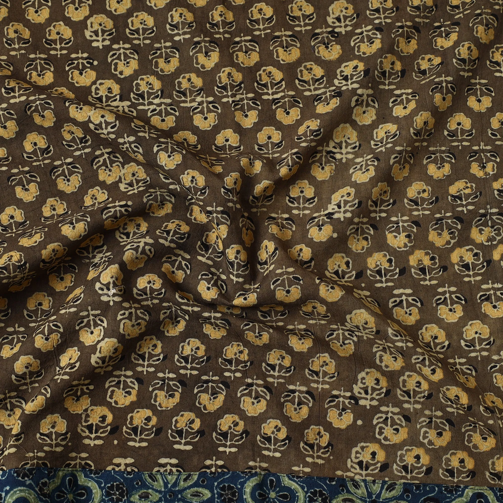 Ajrakh Block Printed Cotton Bandana