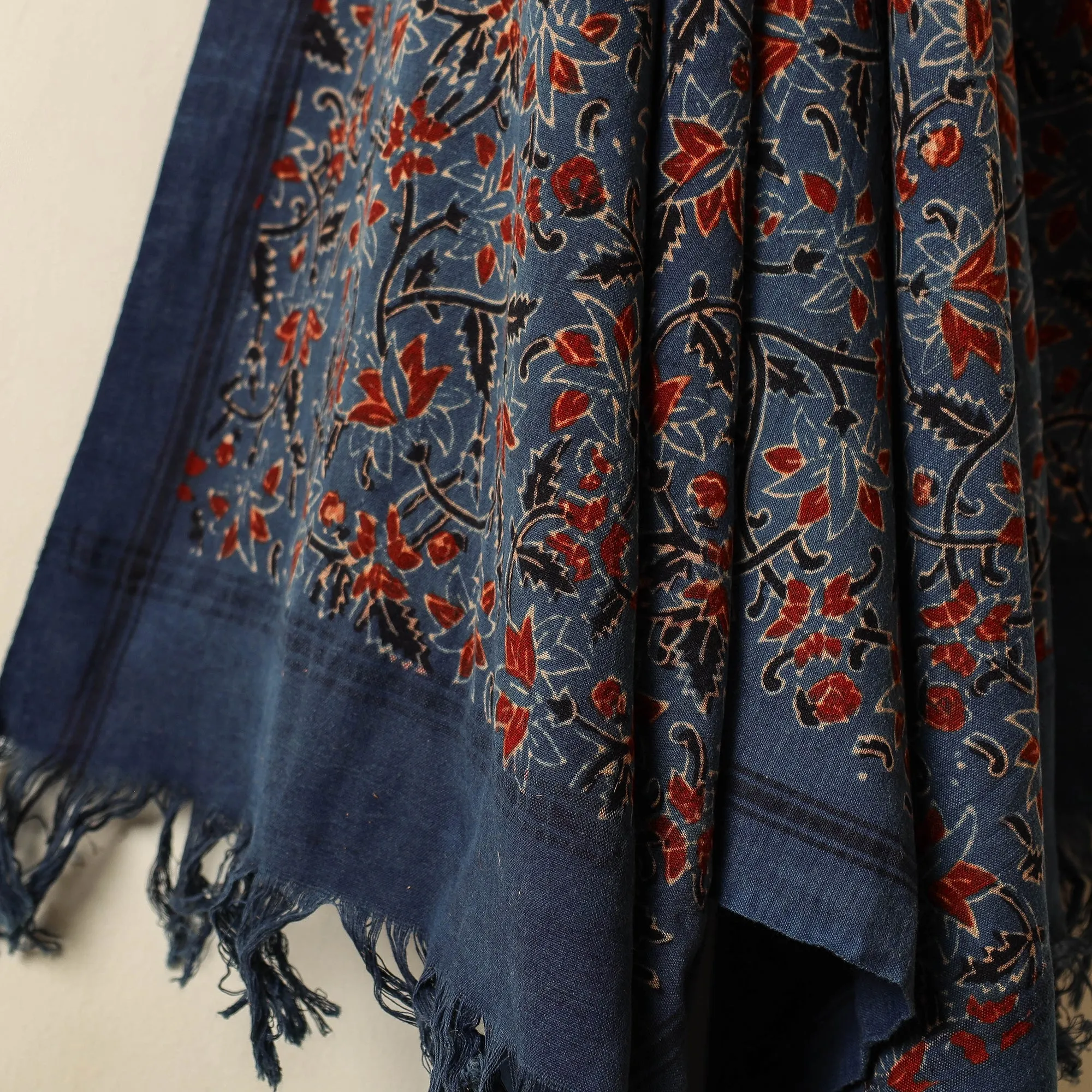 Ajrakh Block Printed Handloom Cotton Towel