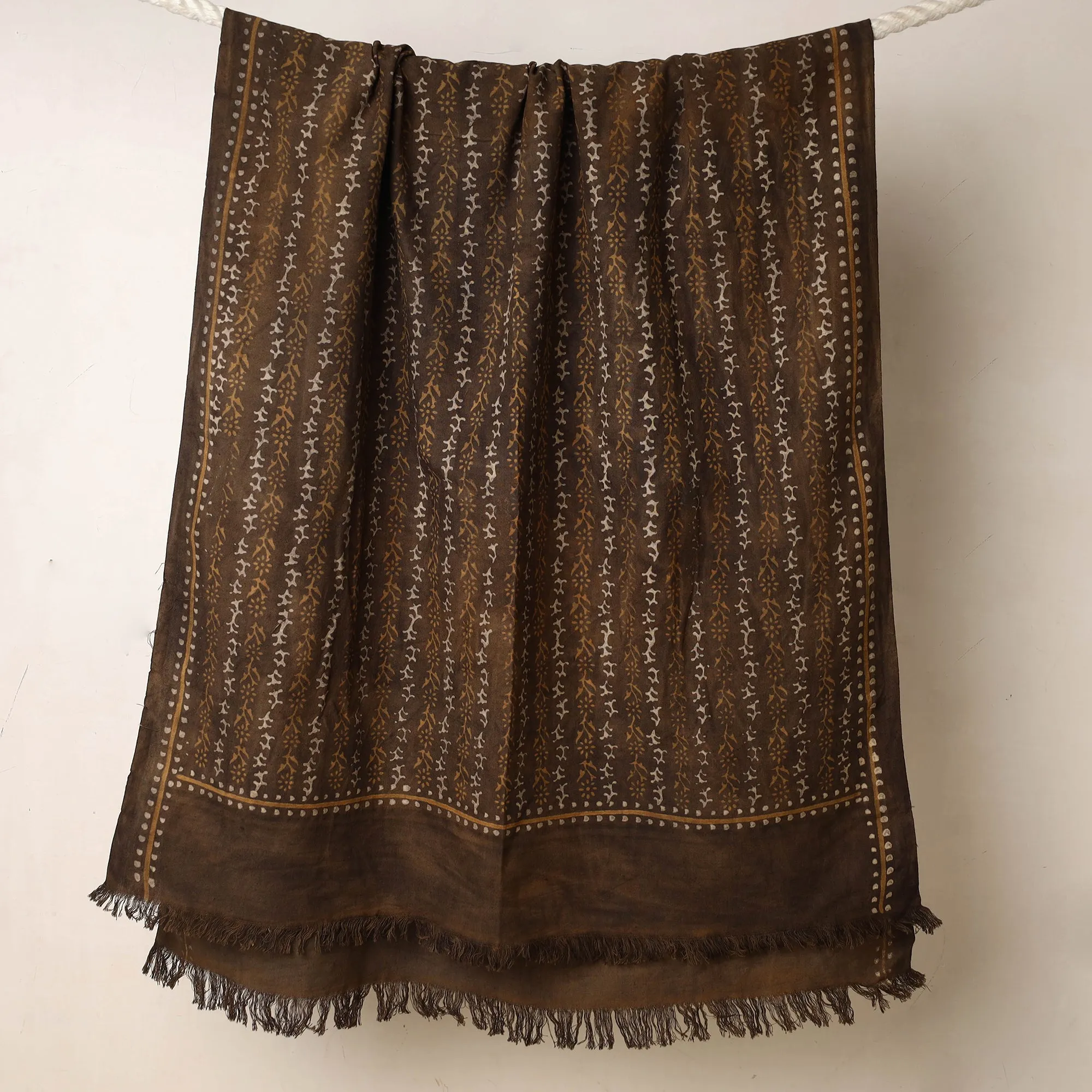 Akola Block Printed Pure Handloom Cotton Towel