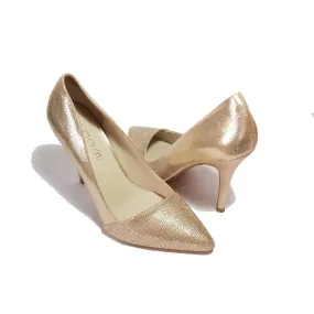 ALDO Gold Glitter Pointed Pumps | Gently Used |