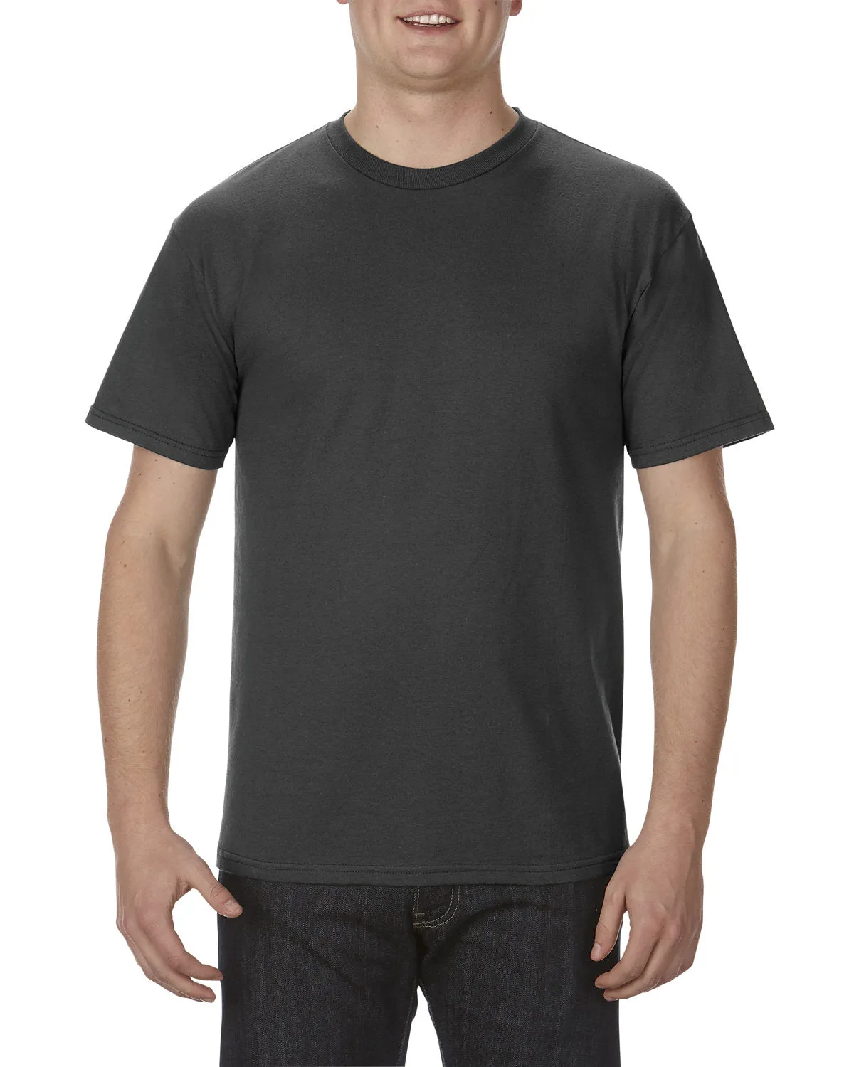 Alstyle AL1701 Adult 5.5 oz., 100% Soft Spun Cotton T-Shirt