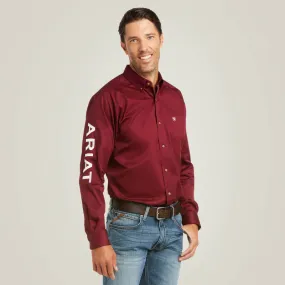 Ariat Mens Team Logo Twill Fitted Shirt Style 10034233