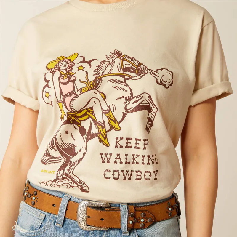 Ariat Women's Keep Walkin' Cowboy Tee