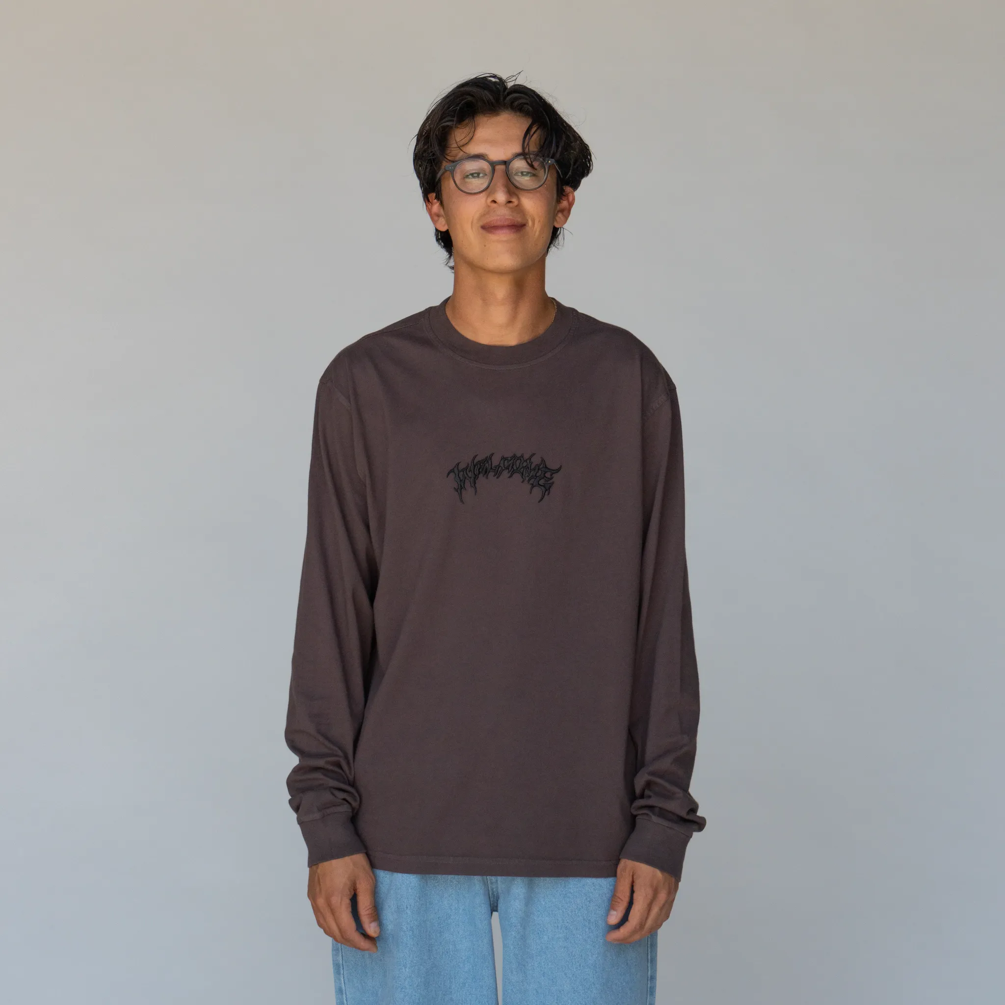 Barb Garment-Dyed Long Sleeve Knit