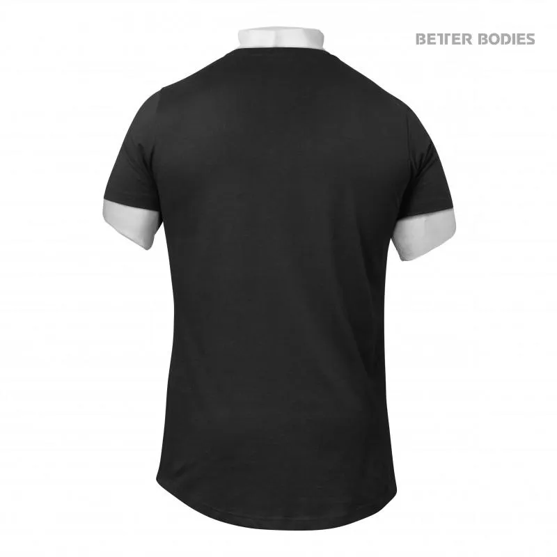 Better Bodies BB Alpha Zip Tee - Black