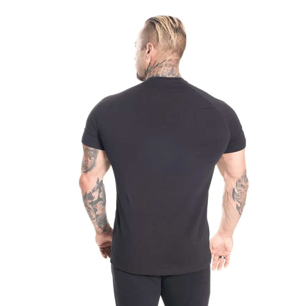 Better Bodies Gym Tapered Tee - Black/Black