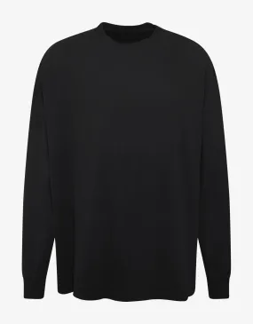 Black Printed Long Sleeve Skate T-Shirt