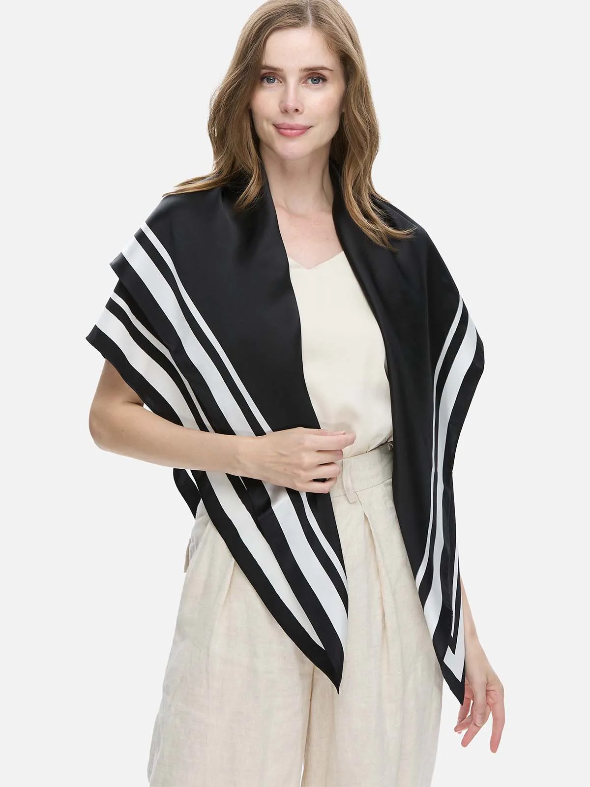 Black Silk Duo Wrap