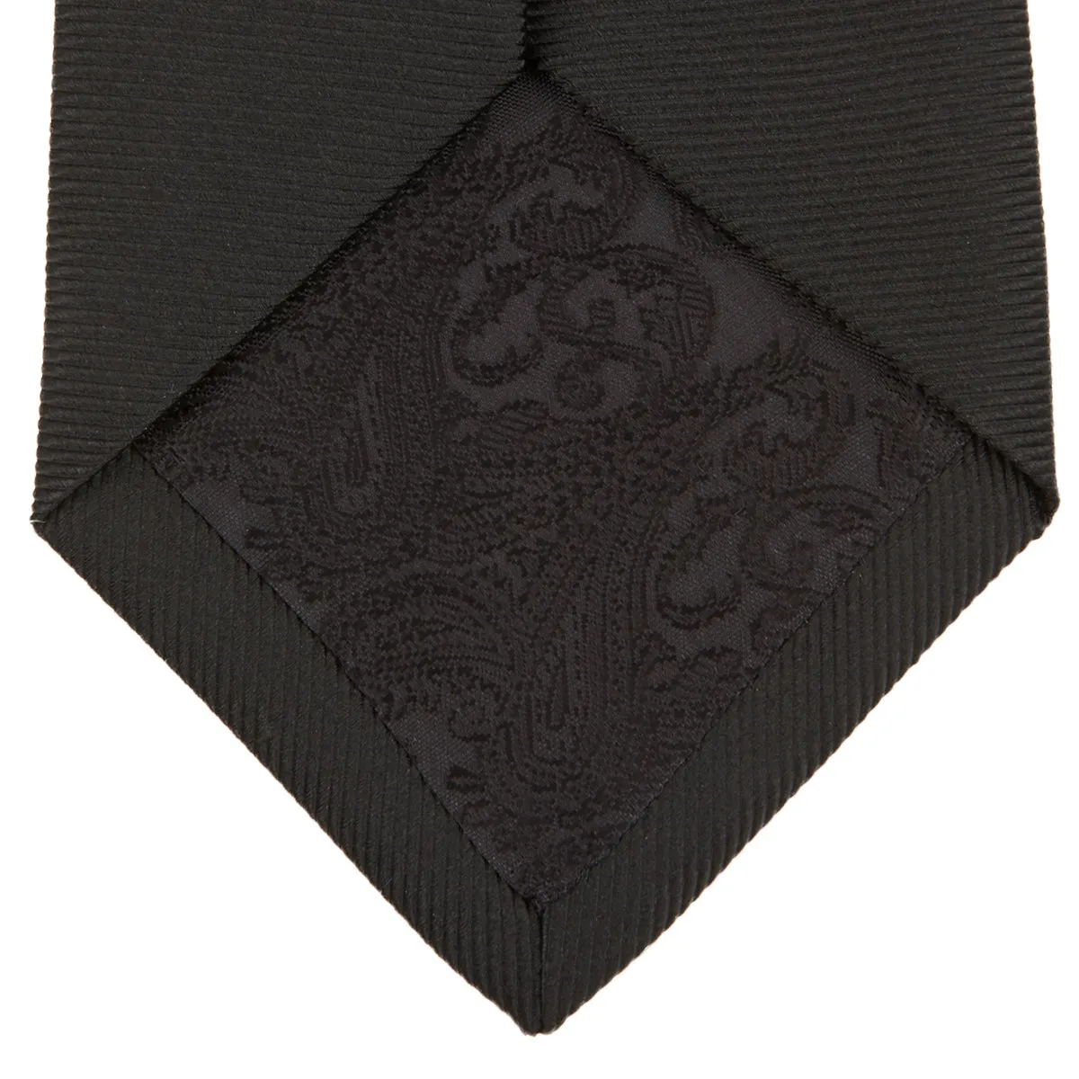 Black Twill Silk Tie