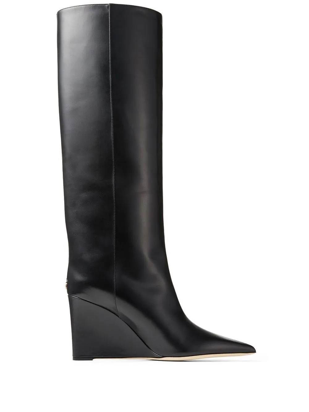 Blake85 tall leather wedge boot