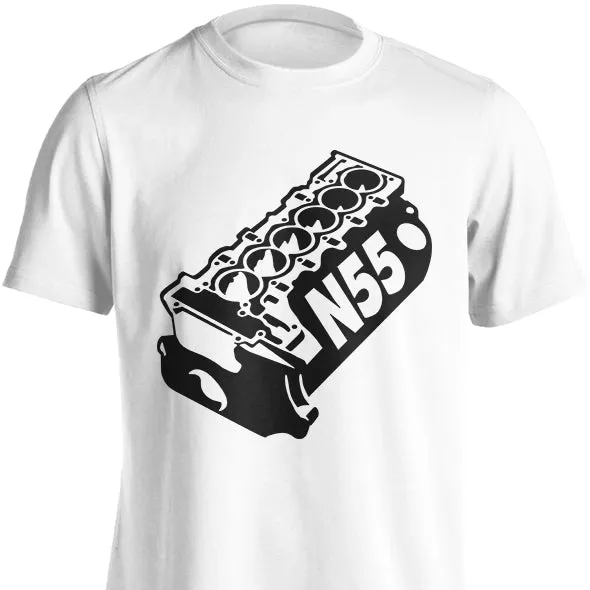 BMW N54 or N55 Engine Block T-Shirt