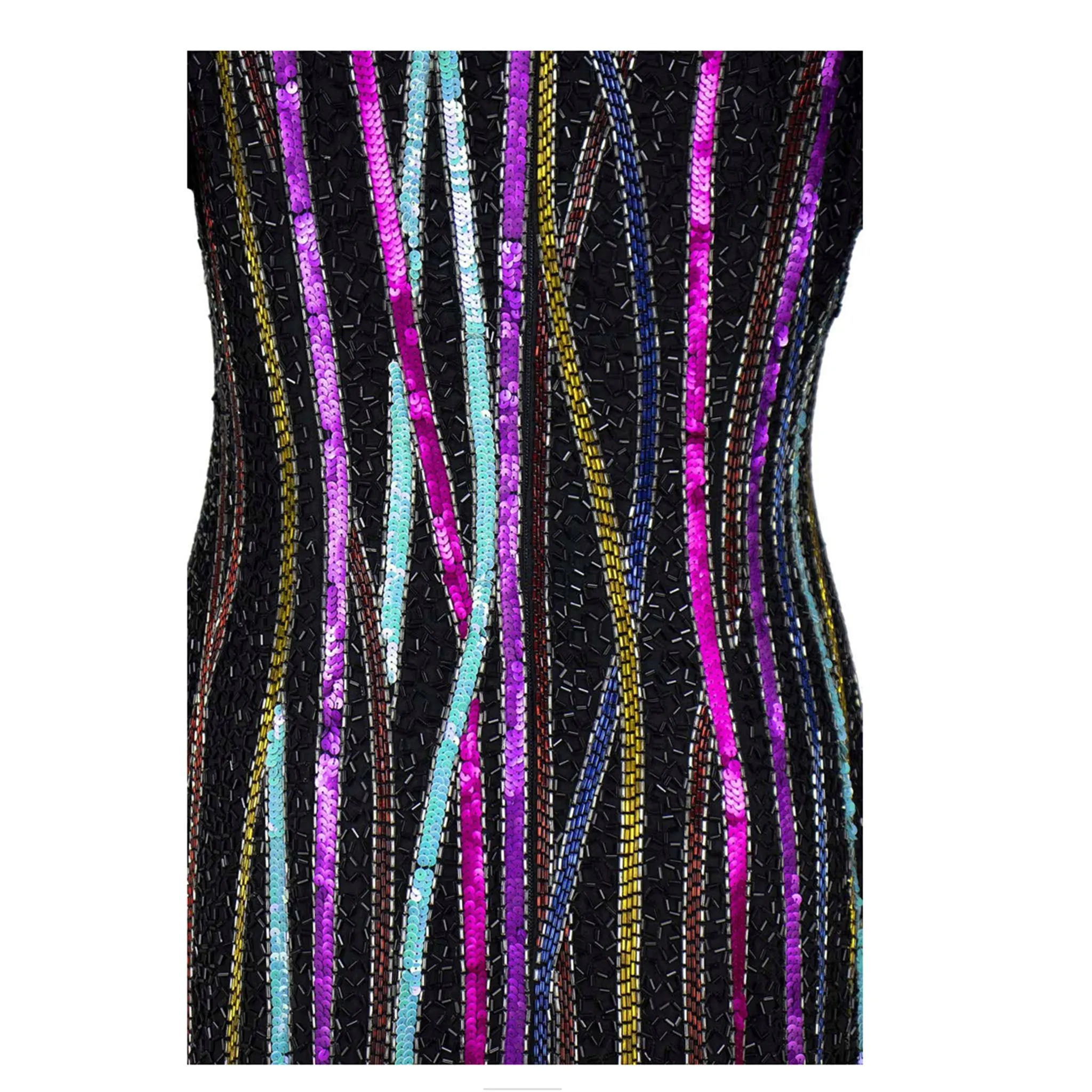 BOB MACKIE Circa 1980s RARE Beaded Gown