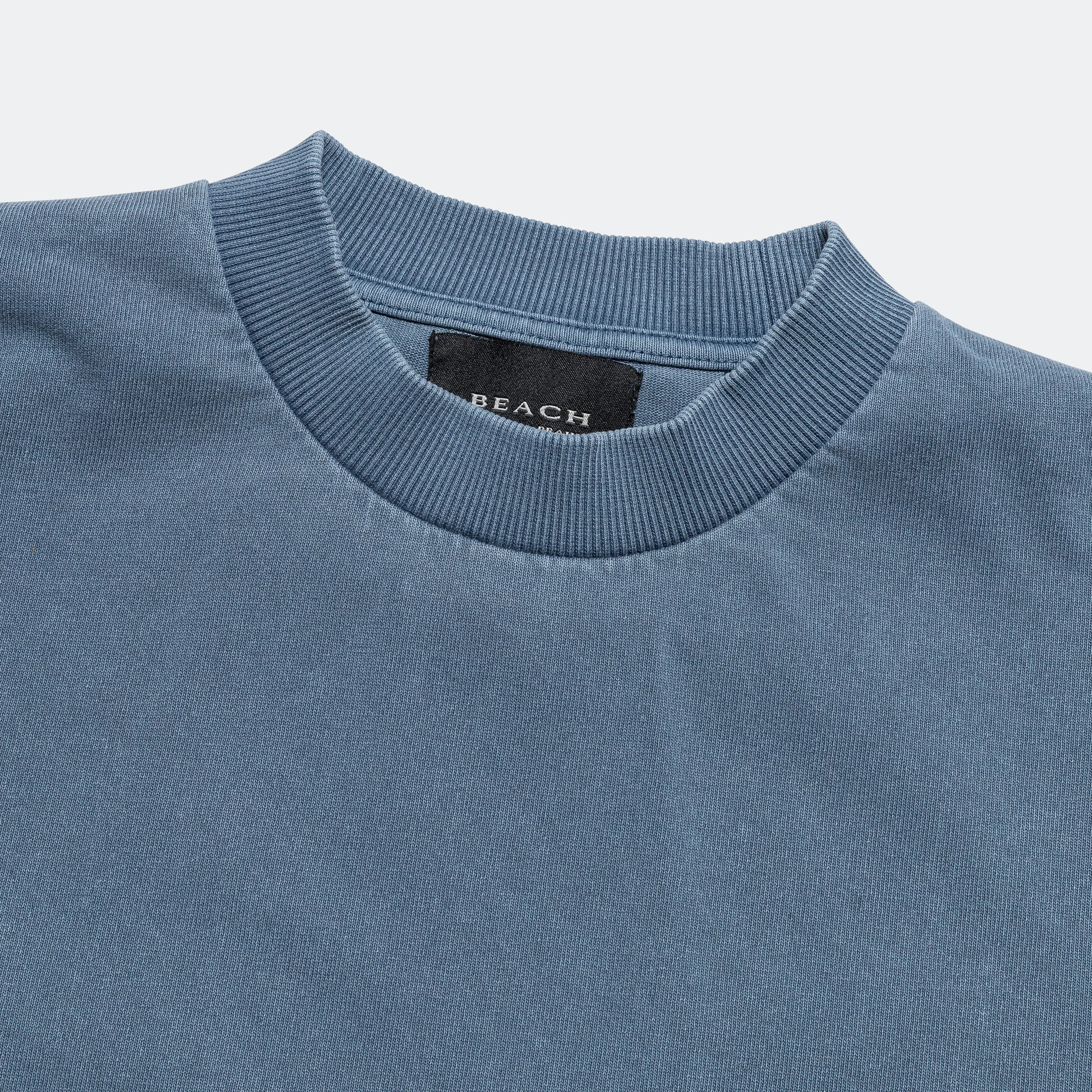 Boxy Tee - Steel Blue