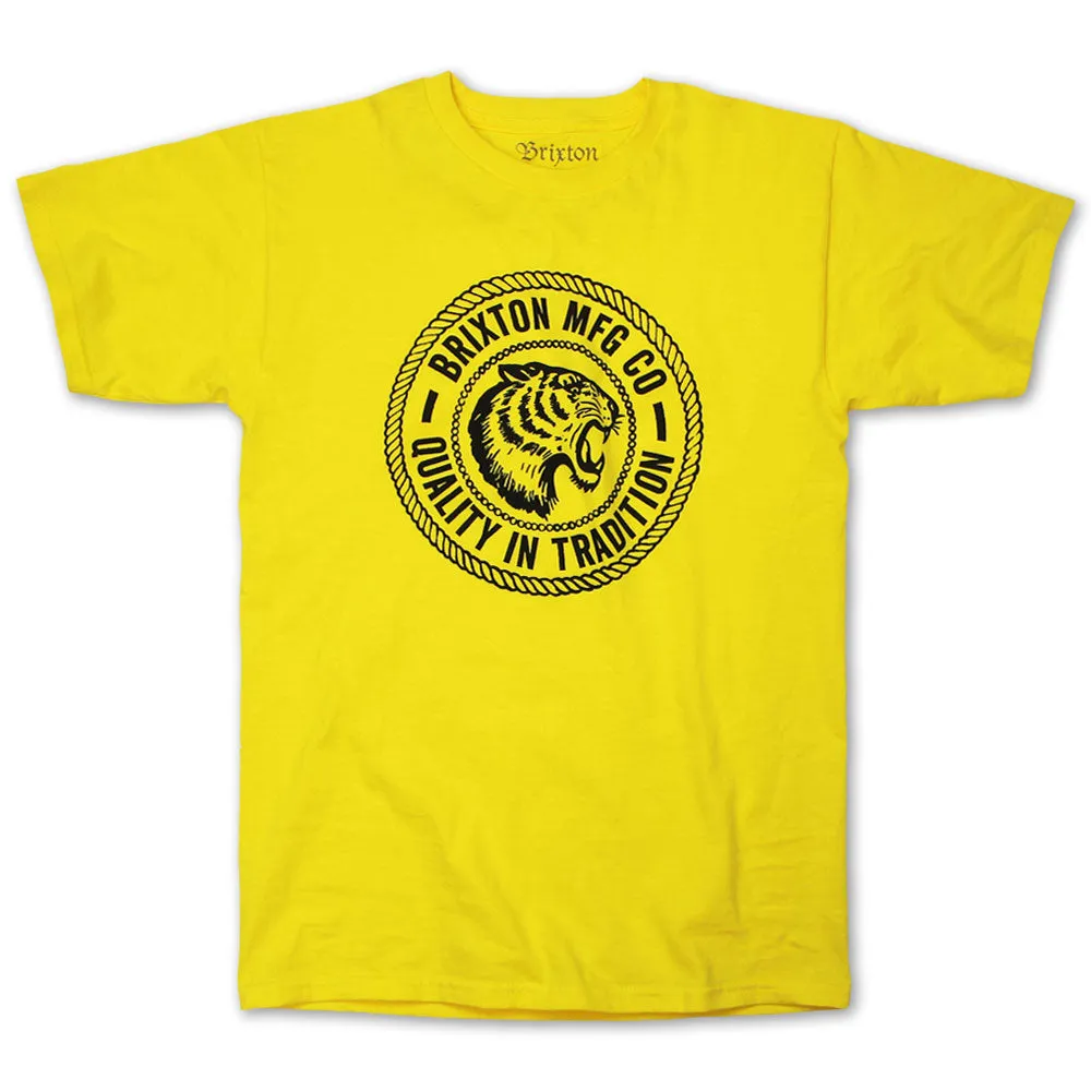 Brixton Cambridge T-Shirt Yellow