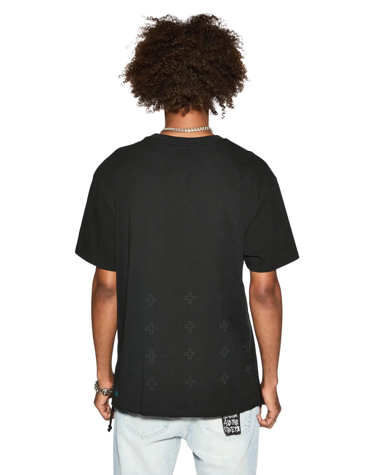 BURN BIGGIE SS TEE JET BLACK