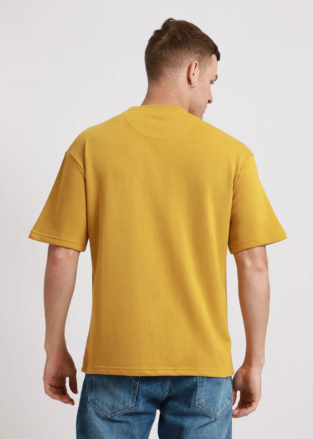 Canary Yellow Oversized Basic T-shirt