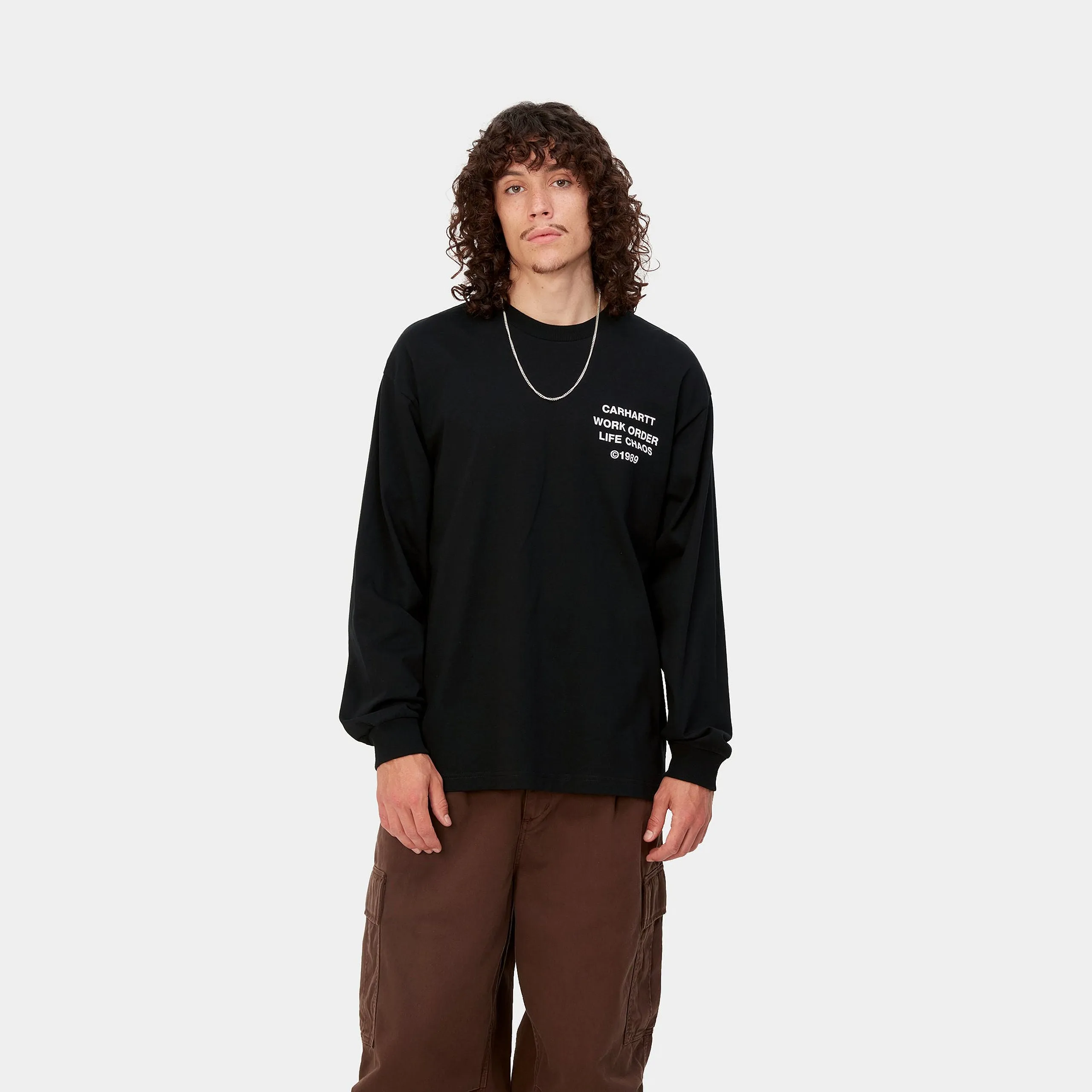 Carhartt L/S Reverse Hammer T-Shirt  Black