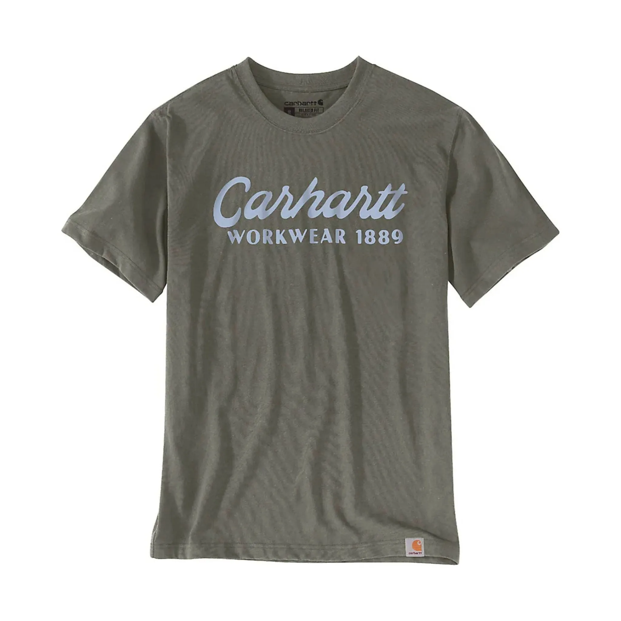 Carhartt Men's Loose Fit Heavyweight Short Sleeve Outlast Graphic T Shirt - Dusty Olive - ONLINE STORE CREDIT/EXCHANGE ONLY