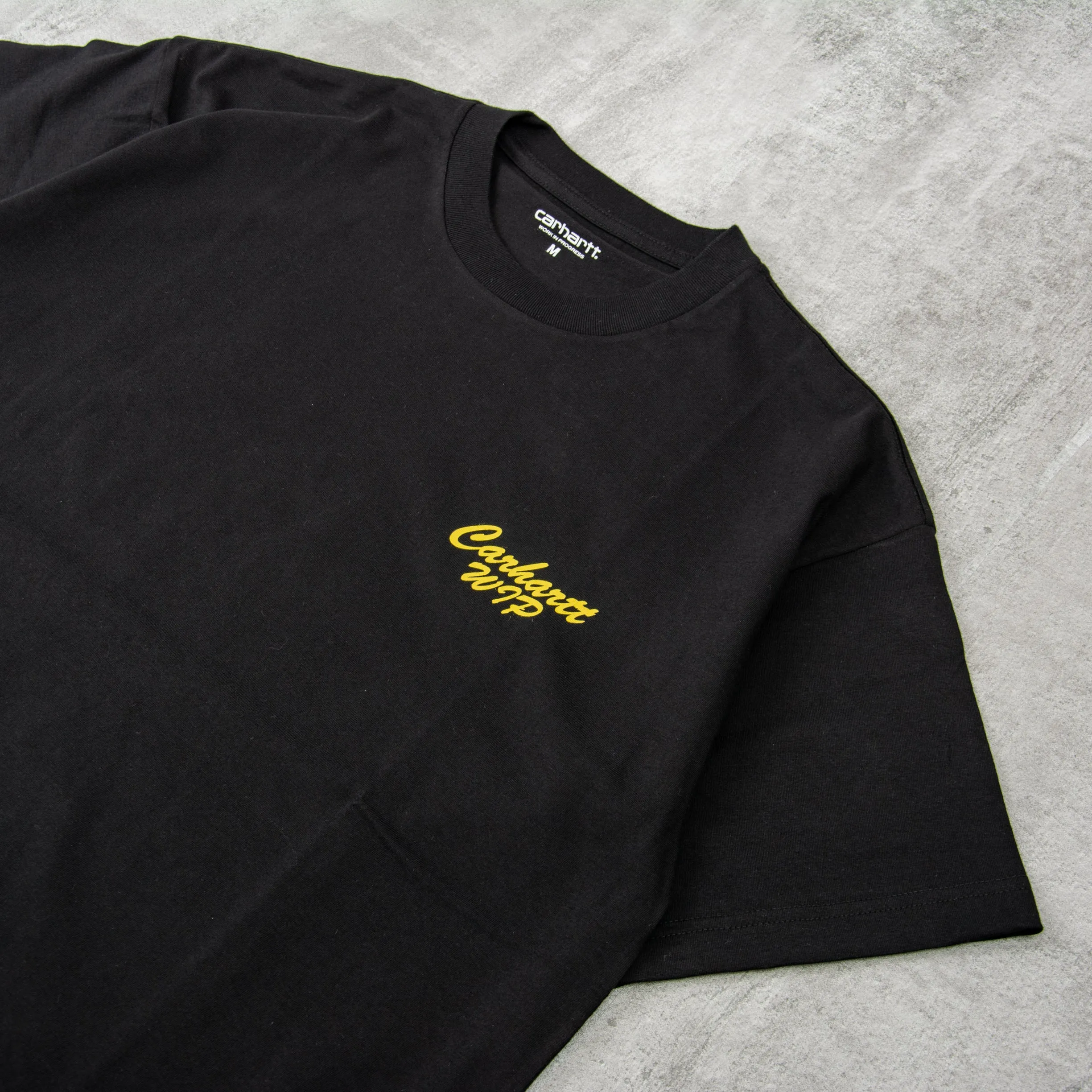 Carhartt WIP Friendship Tee - Black / Yellow