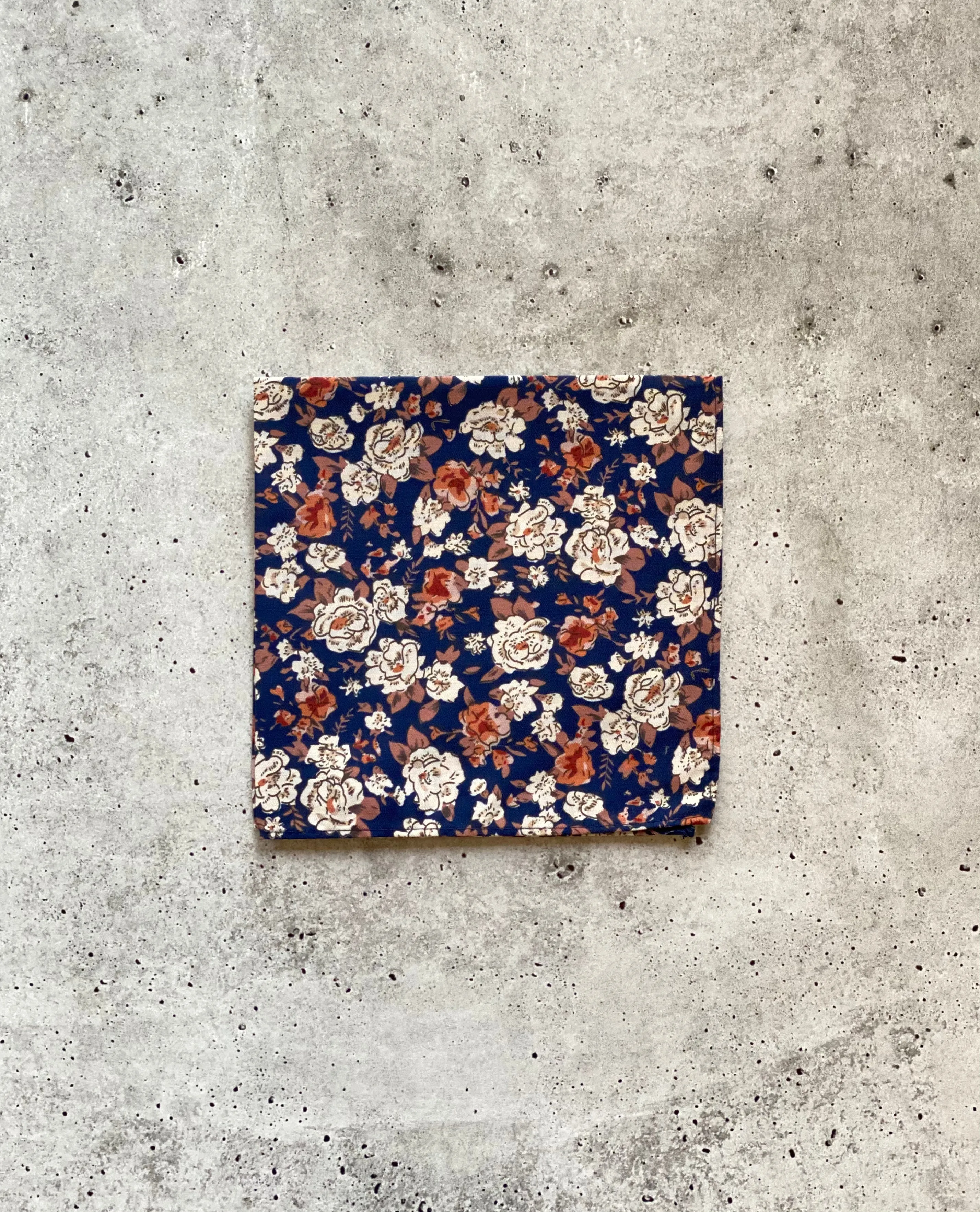 Cato Floral Cotton Pocket Square