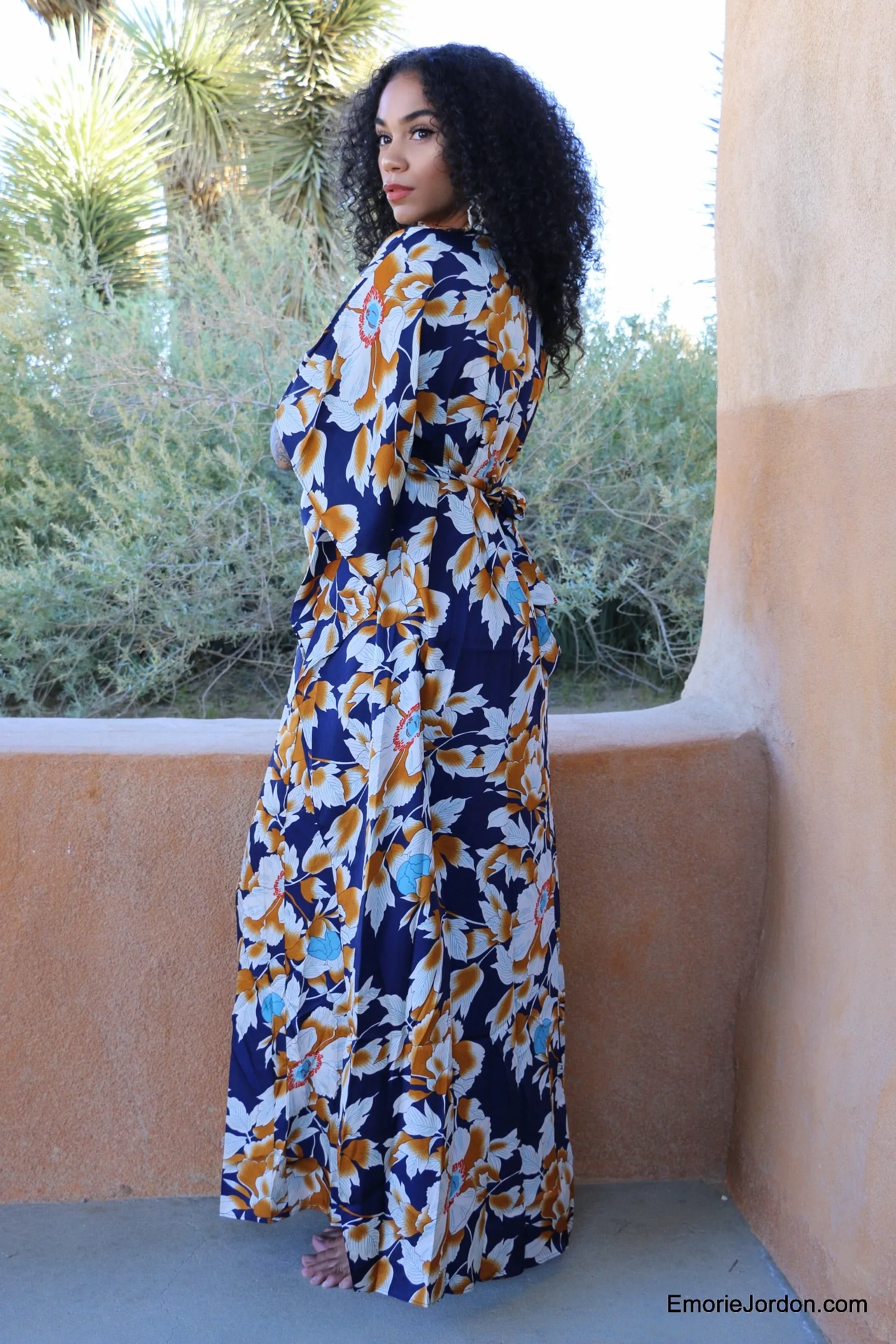 Cattleya Caftan Maxi Dress