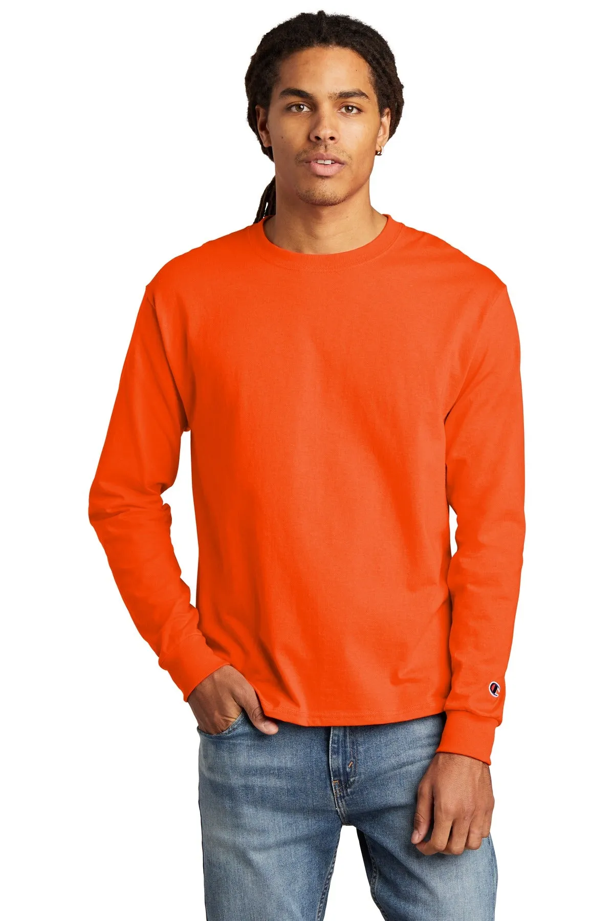 Champion Heritage 5.2-Oz. Jersey Long Sleeve Tee CC8C