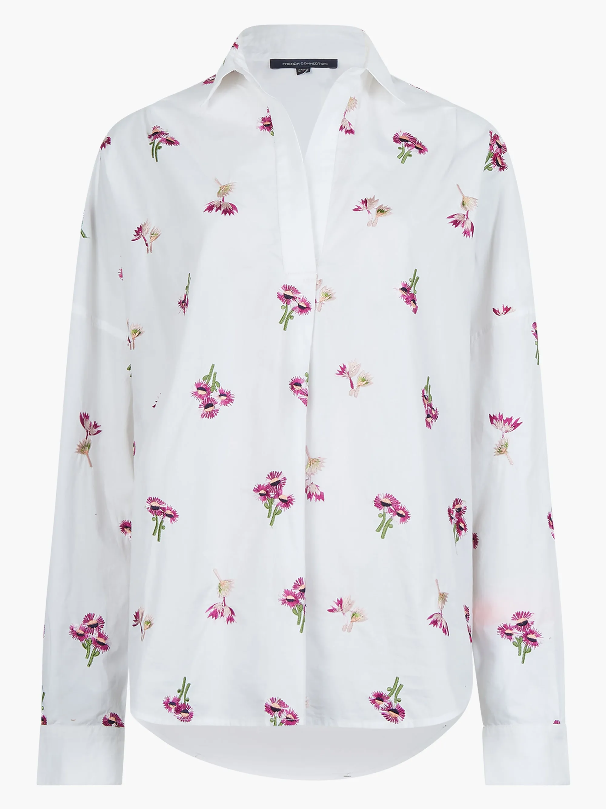 Charla Rhodes Poplin Embroidered Popover Shirt