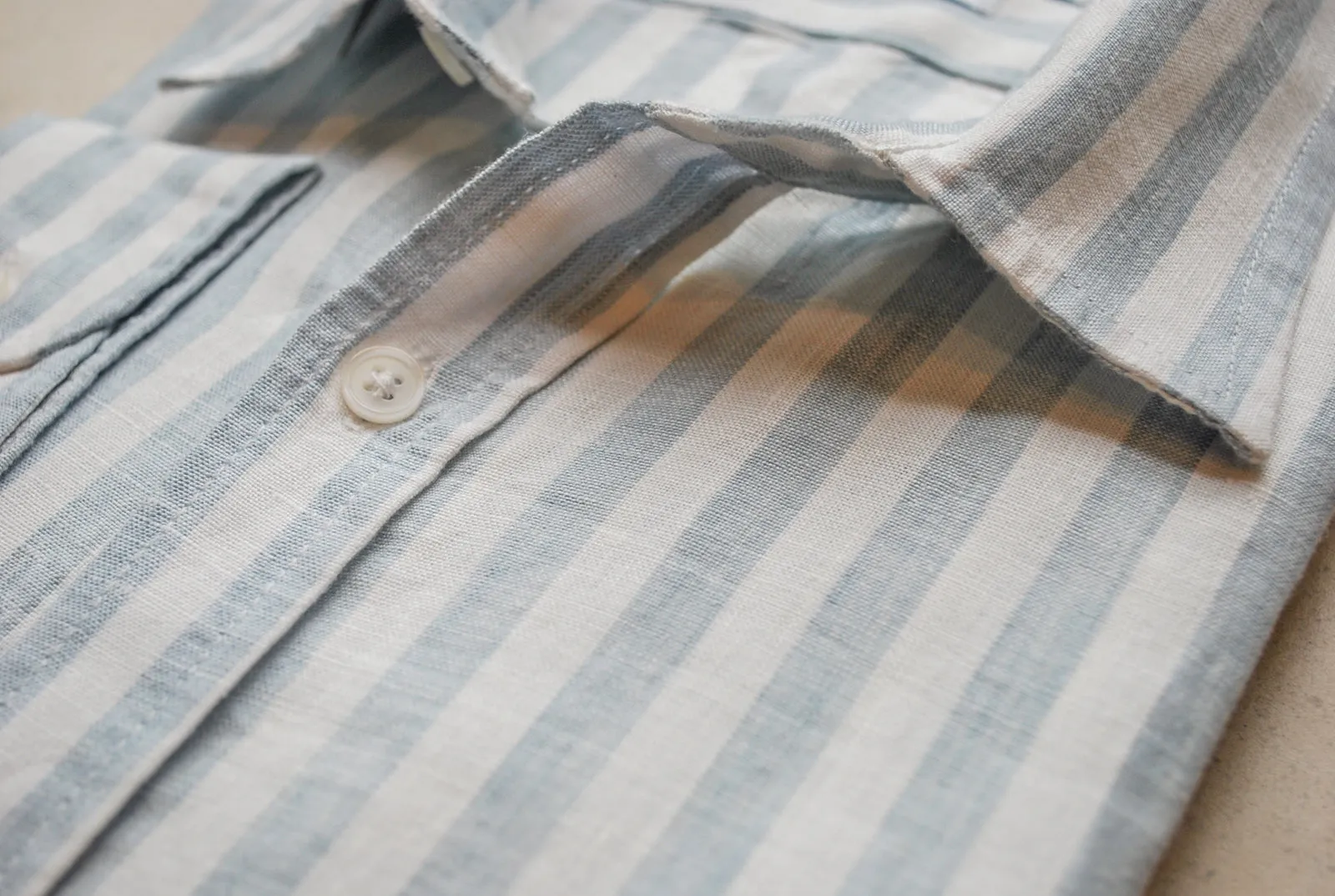 Chatham Striped Hemp Shirt