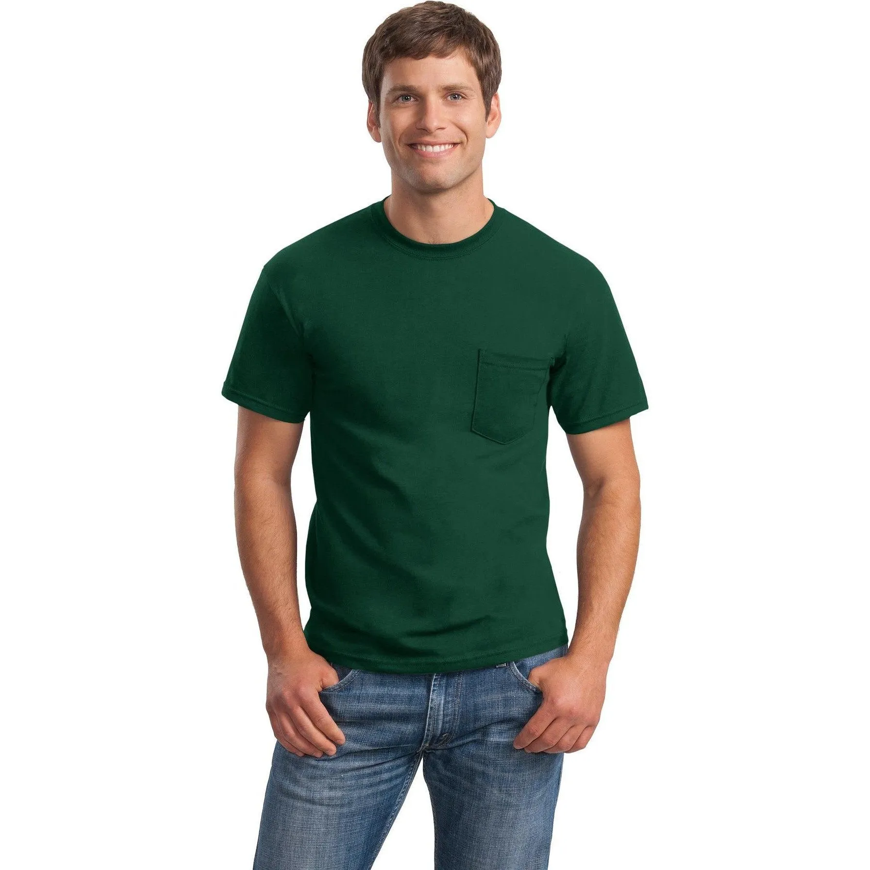 CLOSEOUT - Gildan Ultra Cotton 100% US Cotton T-Shirt with Pocket