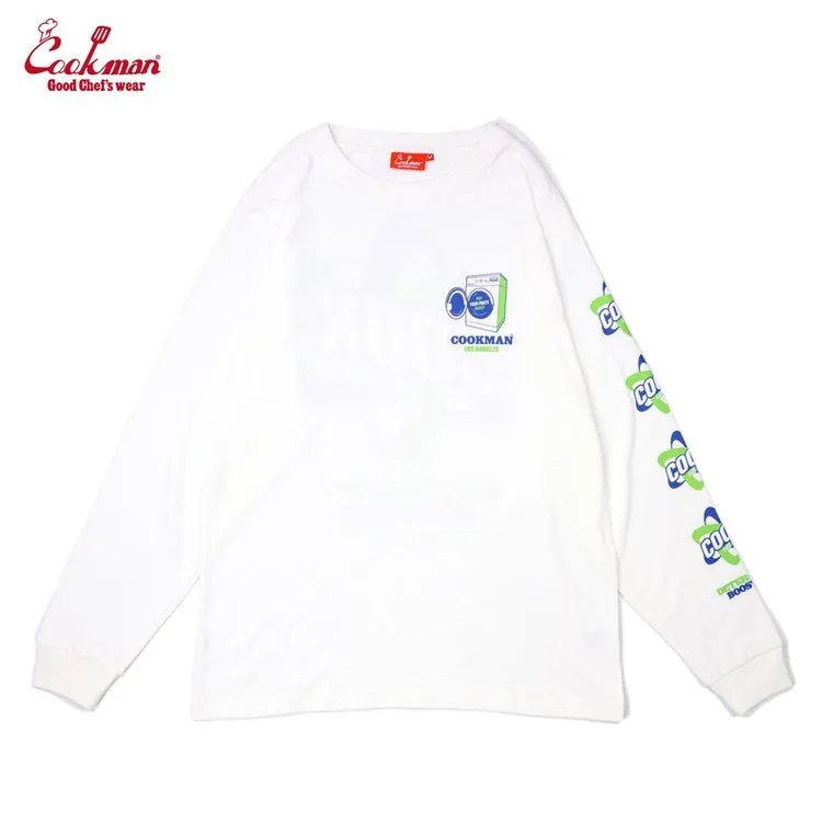 Cookman Long Sleeve Tees - Laundry : White