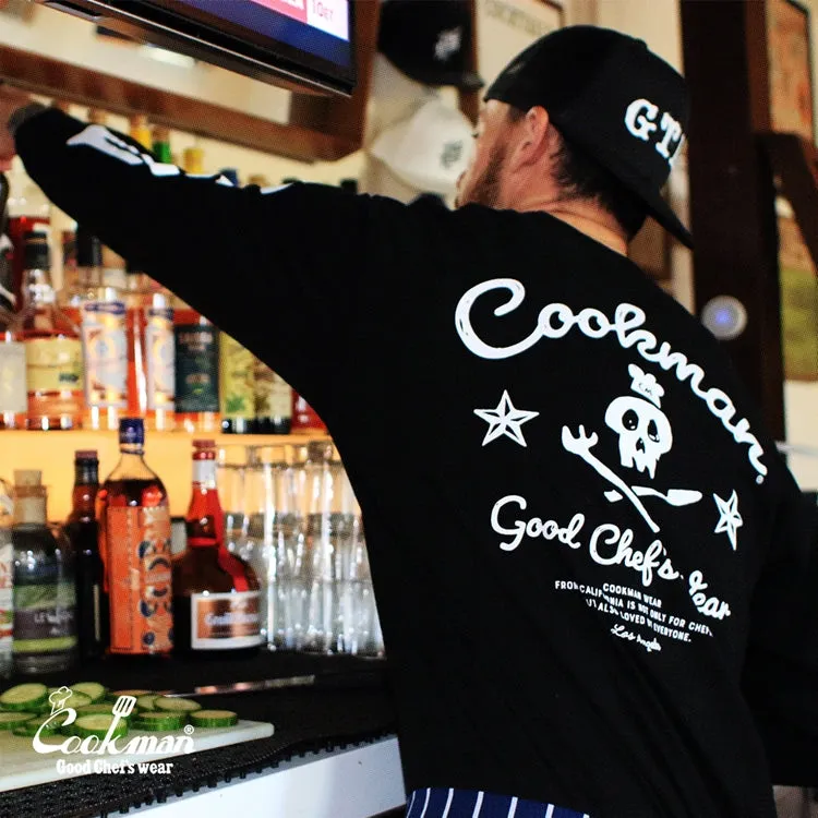 Cookman Long Sleeve Tees - Skull : Black