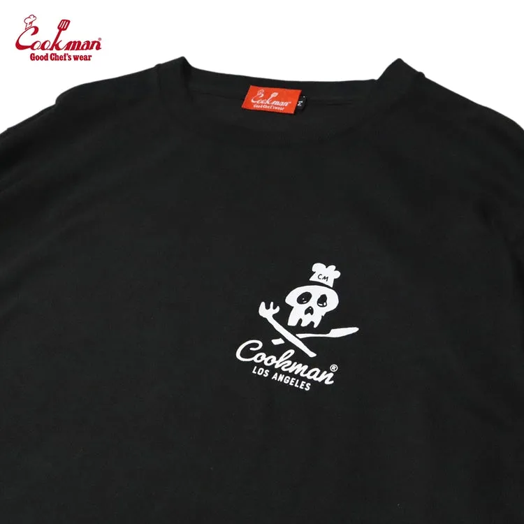 Cookman Long Sleeve Tees - Skull : Black