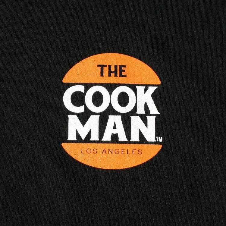 Cookman Tees - Burgers Menu : Black