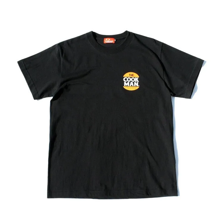 Cookman Tees - Burgers Menu : Black