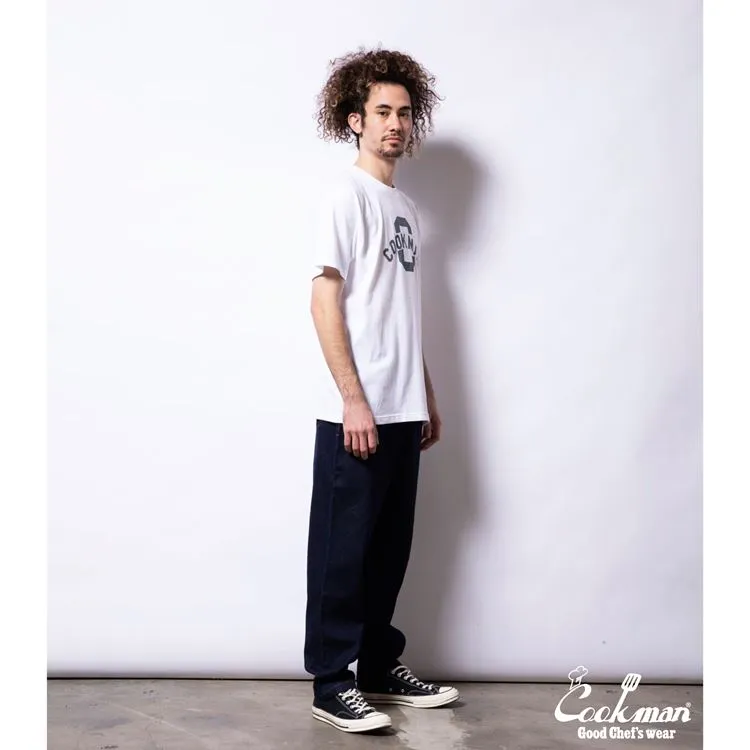 Cookman Tees - Flock Arch : White