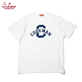 Cookman Tees - Flock Arch : White