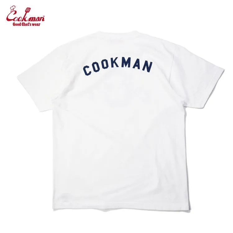 Cookman Tees - Flock Arch : White