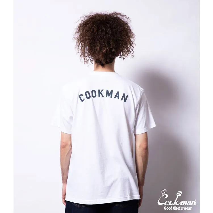 Cookman Tees - Flock Arch : White