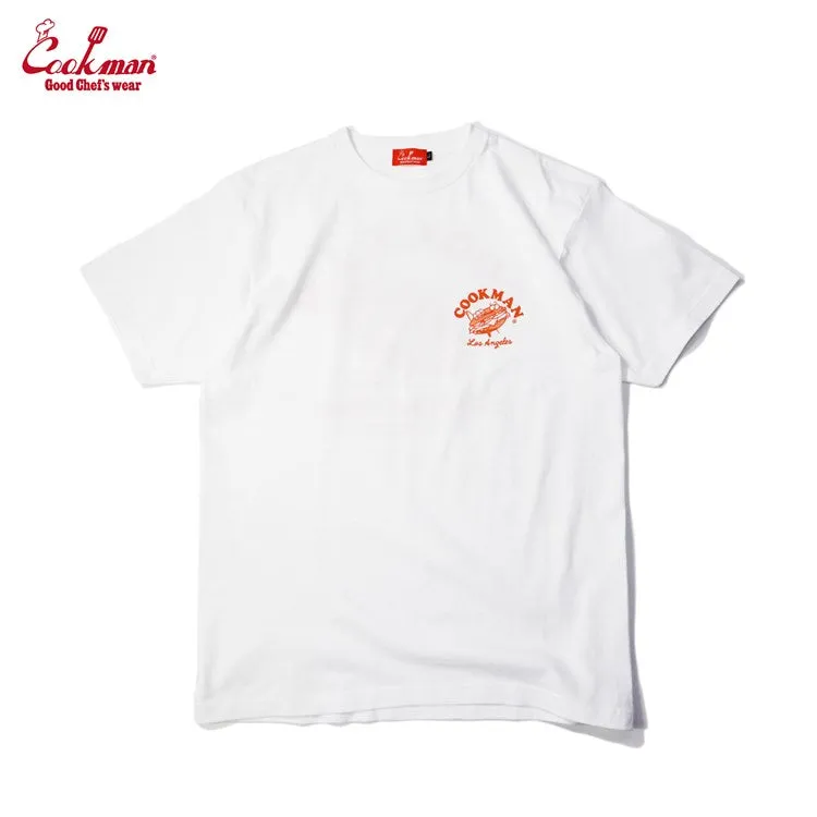 Cookman Tees - Hamburger : White