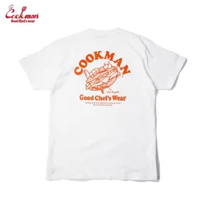 Cookman Tees - Hamburger : White