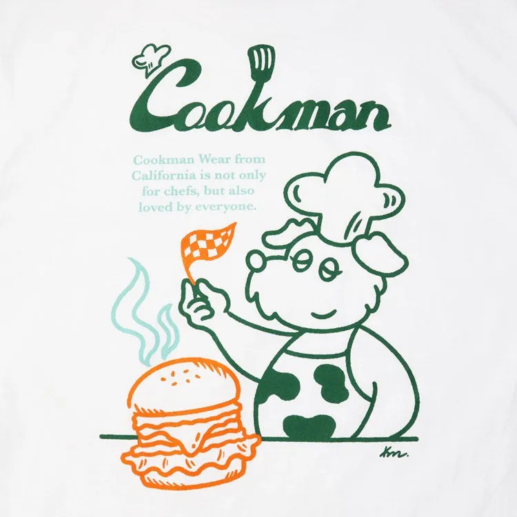 Cookman Tees - Kate Dog chef : White